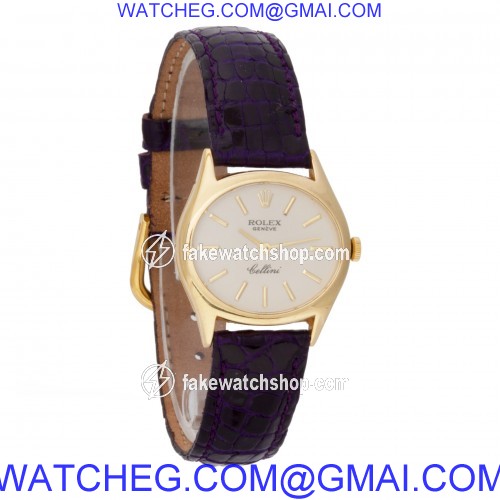 Rolex 3802 Cellini Manual Female 18k yellow gold 4