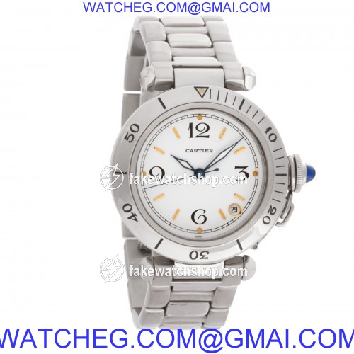 Cartier 102443 Pasha 35 Automatic Female Stainless Steel 4