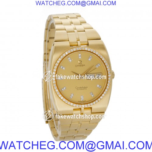 Omega 168.0054 Constellation Automatic Male 18k yellow gold 4