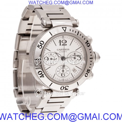 Cartier W31089M7 Pasha Seatimer Chrono Automatic Male Stainless Steel 4