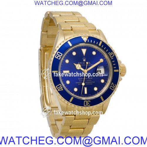 Rolex 16808 Submariner Automatic Unisex 18k yellow gold 4