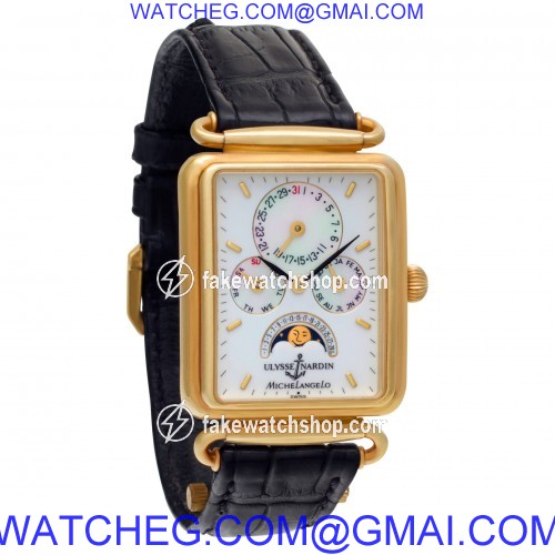 Ulysse Nardin 161-42 Michaelangelo Automatic Male 18k yellow gold 4