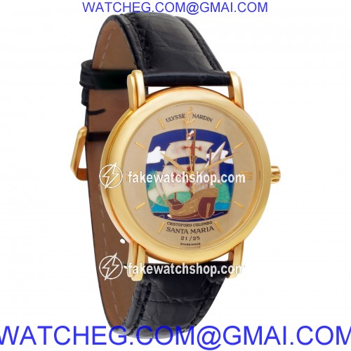 Ulysse Nardin 131-77-9 San Marco Automatic Male 18k yellow gold 4