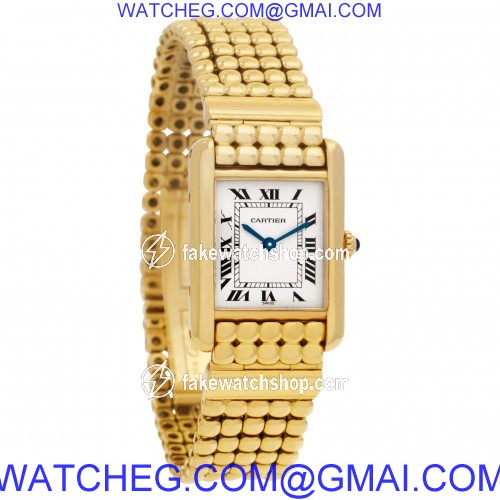 Cartier Cartier 1738 Tank Quartz Female 18k yellow gold 4