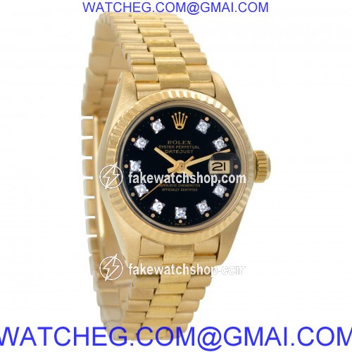 Rolex 6917 Datejust Automatic Female 18k Yellow Gold 4