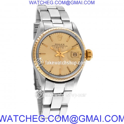 Rolex 6517 Date Automatic Female Stainless Steel 4