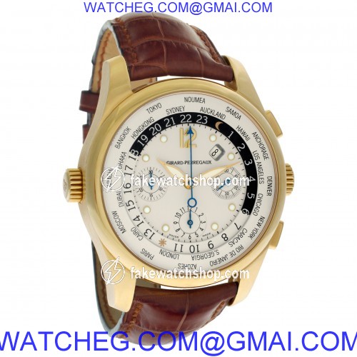 Girard Perregaux 4980 World Time Automatic Male 18k yellow gold 4