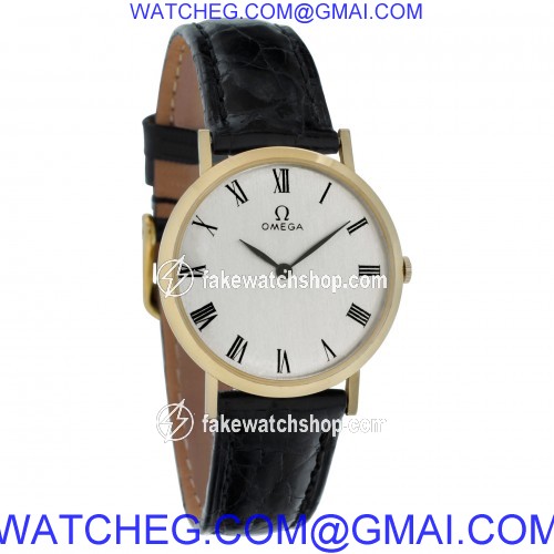 Omega D6672 Classic Manual Male 14k yellow gold 4
