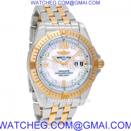 Breitling C49350 Galactic Automatic Male 18k rose gold & stainless steel 4
