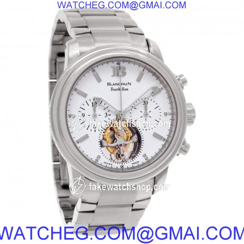 Blancpain Tourbillon Leman Automatic Male 18k White Gold 4