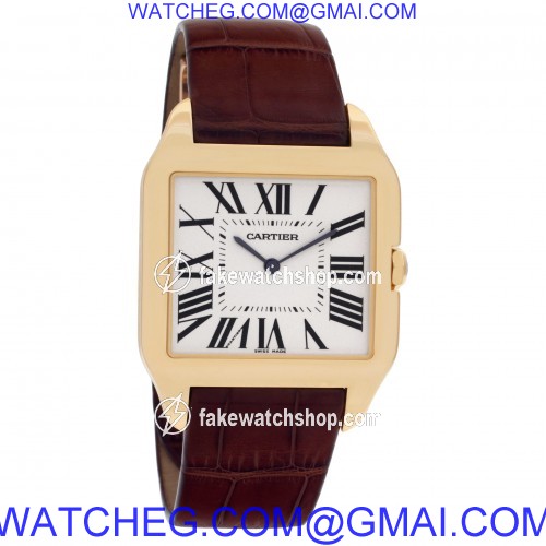Cartier W2008751 Santos Dumont Manual Unisex 18k Yellow Gold 4