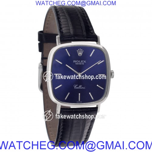 Rolex 4114 Cellini Manual Unisex 18k White Gold 4