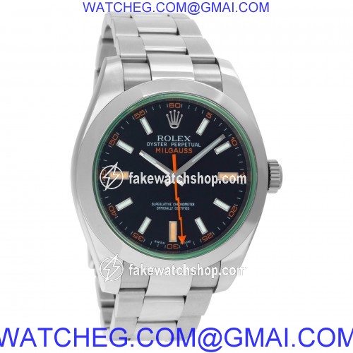 Rolex 116400 GV Milgauss Automatic Male Stainless Steel 4