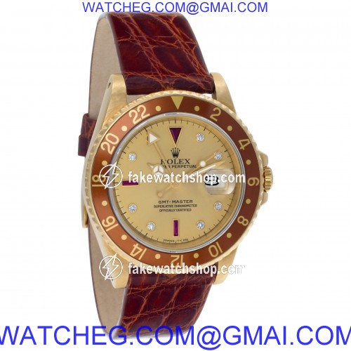 Rolex 16758 GMT-Master Automatic Male 18k yellow gold 4