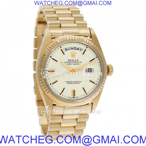 Rolex 1803 Day-Date Automatic Unisex 18k yellow gold 4