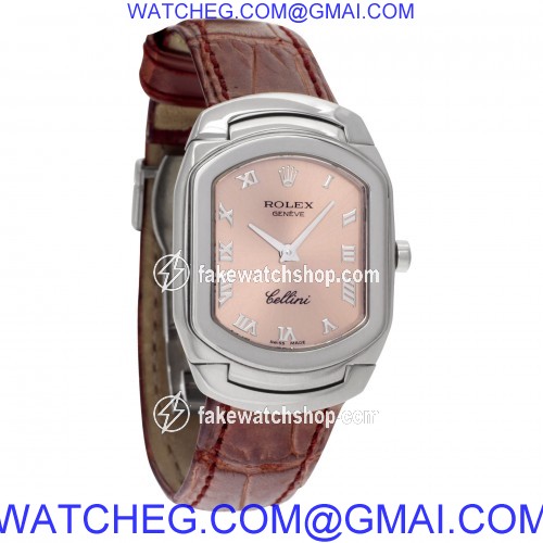 Rolex 6631 Cellini Quartz Female 18k White Gold 4