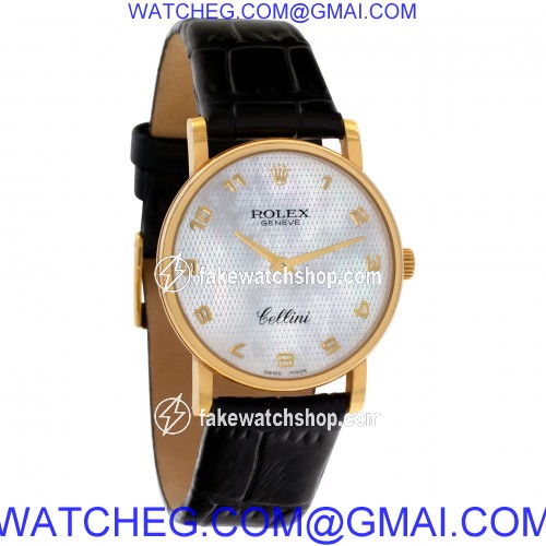 Rolex 5115 Cellini Manual Female 18k Yellow Gold 4