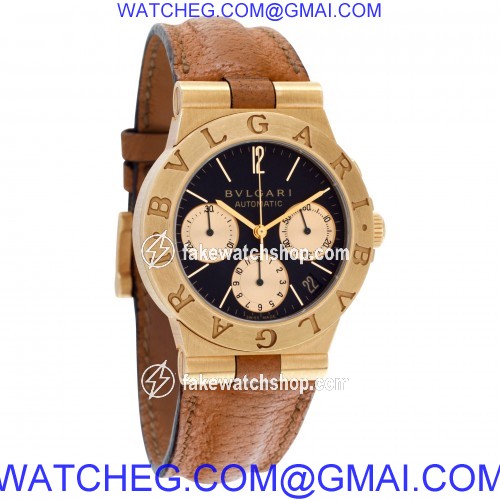 Bvlgari CH35G Diagono Professional Automatic Unisex 18k yellow gold 4