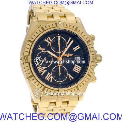 Breitling k13055 Crosswind Automatic Male 18k yellow gold 4