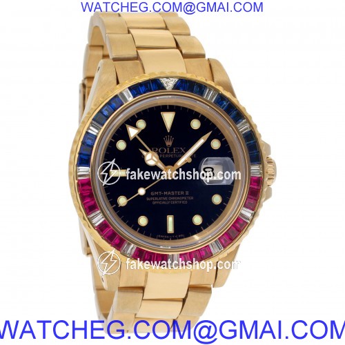 Rolex 16718 GMT-Master II Automatic Unisex 18k yellow gold 4