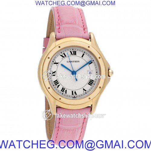 Cartier 116000R Cougar Quartz Female 18k yellow gold 4