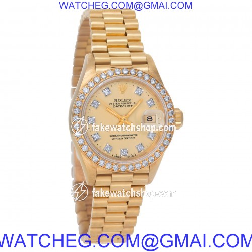 Rolex 6917 Datejust Automatic Female 18k yellow gold 4