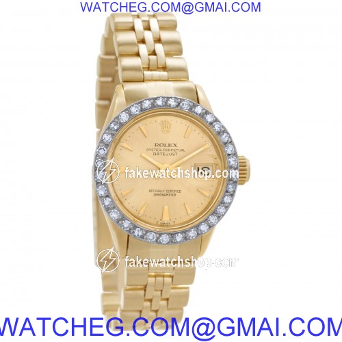 Rolex 6517 Datejust Automatic Female 18k yellow gold 4