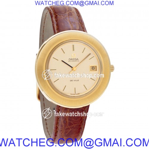 Omega 166.094 De Ville Automatic Male Gold Fill 4