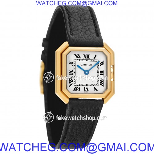 Cartier 78099 Sextavado Manual Female 18k yellow gold 4