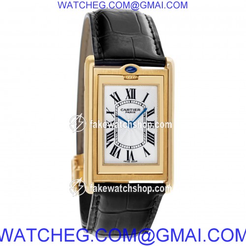 Cartier 2499D Basculante Manual Unisex 18k yellow gold 4