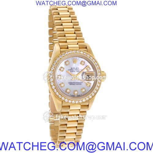 Rolex 69178 Datejust Automatic Female 18k yellow gold 4