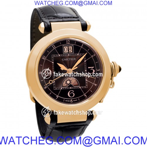 Cartier W3030001 Pasha Automatic Male 18k rose gold 4