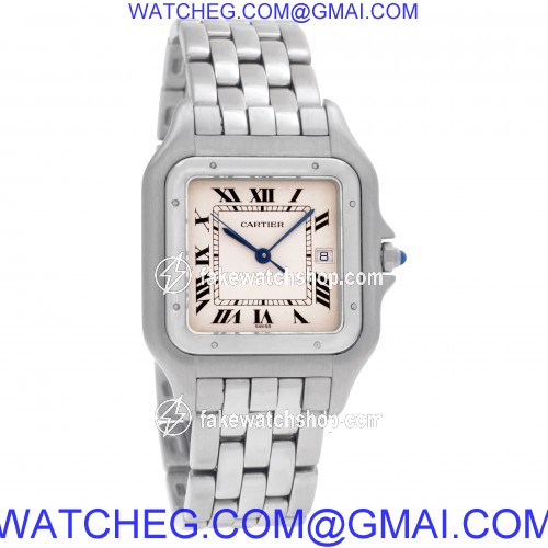 Cartier 1300 Panthere Quartz Unisex Stainless Steel 4
