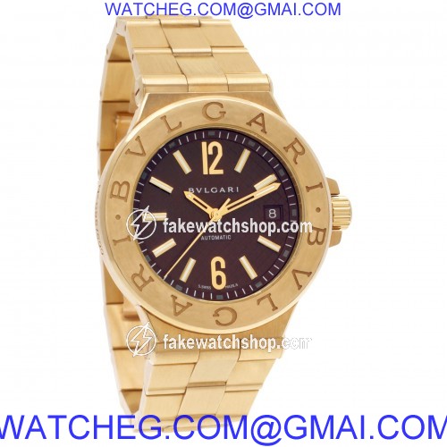 Bvlgari DG40G Diagono Automatic Male 18k yellow gold 4