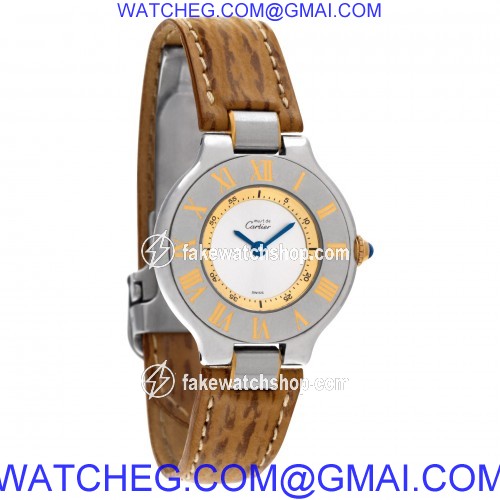 Cartier 1340 Must 21 Quartz Unisex Stainless Steel 4
