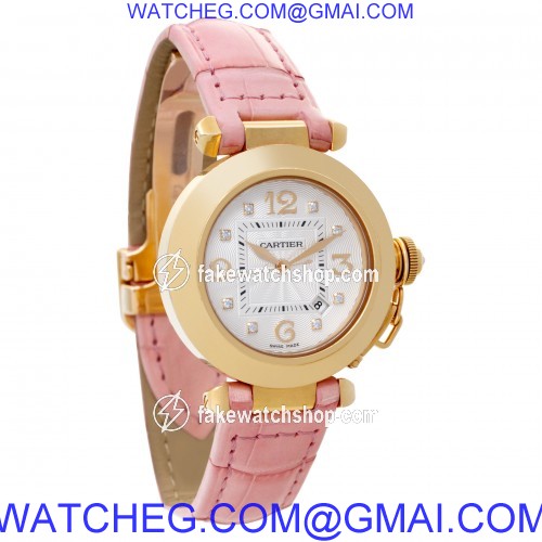 Cartier WJ11891G Pasha Automatic Female 18k yellow gold 4