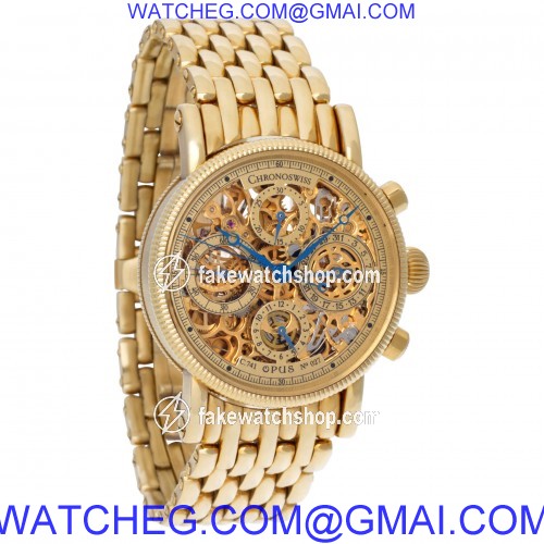 Chronoswiss CH7521 Opus Automatic Male 18k yellow gold 4