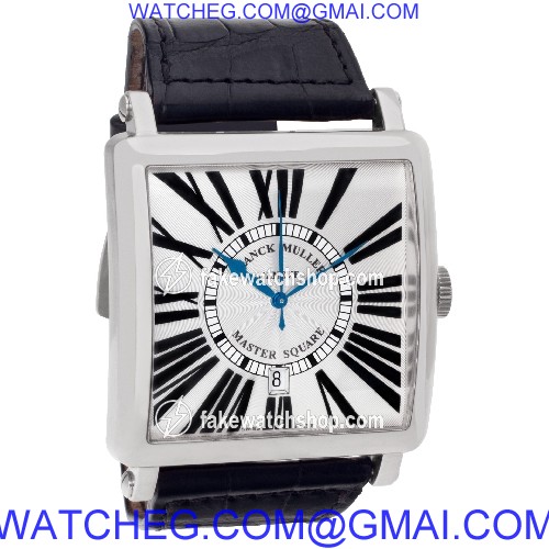 Franck Muller 6000 K SC Master Square Automatic Male 18k White Gold 4
