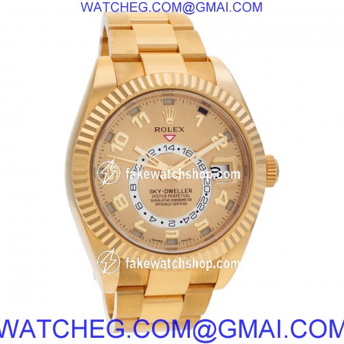 Rolex 326938 Sky-Dweller Automatic Unisex 18k yellow gold 4