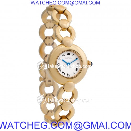 Cartier 1989-1 Colisee Quartz Female 18k yellow gold 4