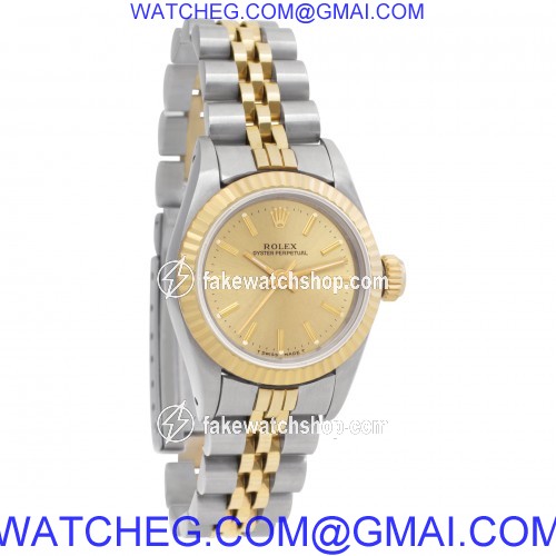 Rolex 67193 Oyster Perpetual Automatic Female Stainless Steel 4
