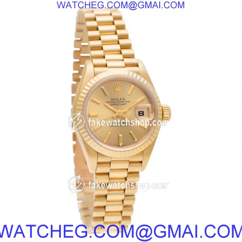 Rolex 69178 Datejust Automatic Female 18k yellow gold 4