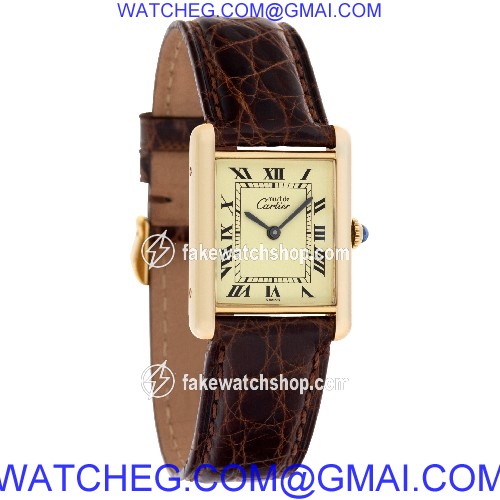 Cartier Cartier 1638 Tank Manual Unisex Vermeil 4