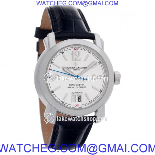 Vacheron Constantin 42015 Malte Automatic Unisex 18k White Gold 4