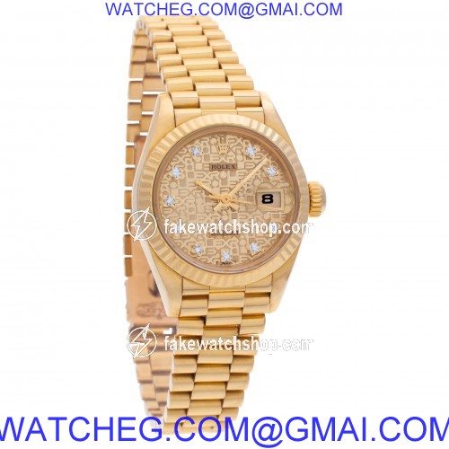 Rolex 69178 Datejust Automatic Female 18k yellow gold 4