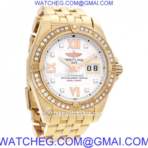 Breitling h49350 Windrider Cockpit Automatic Unisex 18k rose gold 4