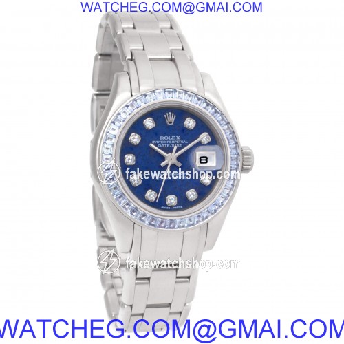Rolex 80309 Pearlmaster Automatic Female 18k White Gold 4