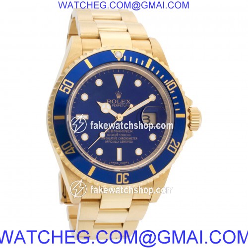 Rolex 16618 Submariner Automatic Male 18k yellow gold 4