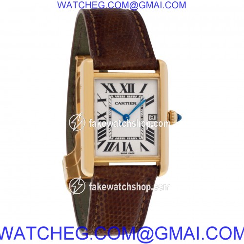 Cartier W1529756 Tank Louis Cartier Quartz Unisex 18k Yellow Gold 4