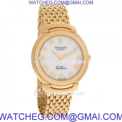 Rolex 6623 Cellini Quartz Unisex 18k yellow gold 4